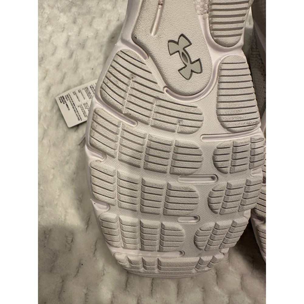 Under Armour HOVR Turbulence 2 Running Shoes White Grey 3026520-111 Mens 7.5 - Picture 4 of 12